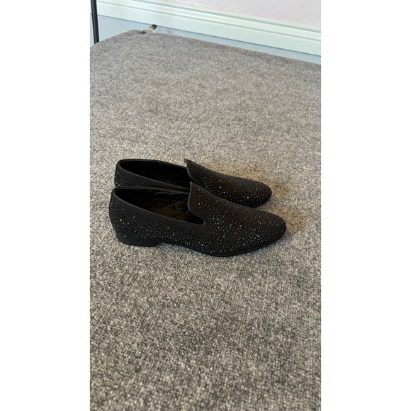 Steve Madden Mens Black Rhinestone Loafers Dress Shoes SZ 9.5 main image 7
